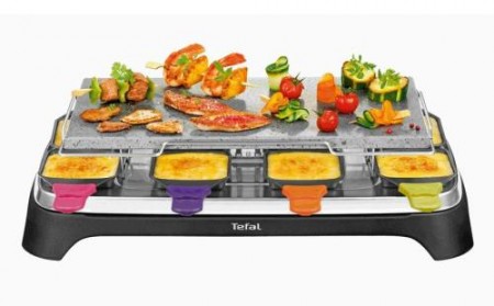 Tefal raclette multicolore fonctionnalités