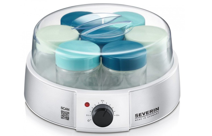 La yaourtière compacte Severin 3525  pour des yaourts maison
